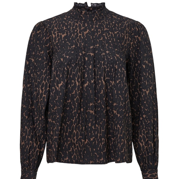Rails Tops - Rails Ariana Leopard Print Top, S